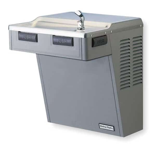 On-Wall Single Drinking Fountain, 1 Level, 18 5/8 in D, 20 7/16 in H, 18 1/4 in W