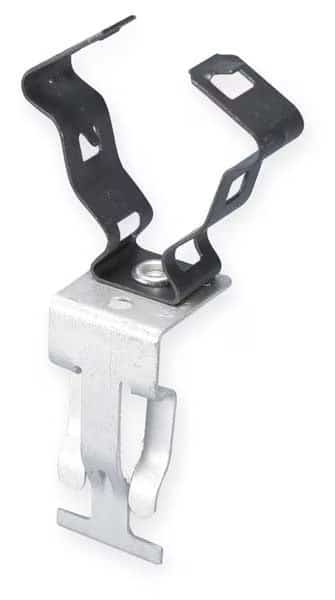 T-Bar Clip, Conduit; EMT; Pipe Use, 1/2 in; 3/4 in, Steel, Electro Galvanized