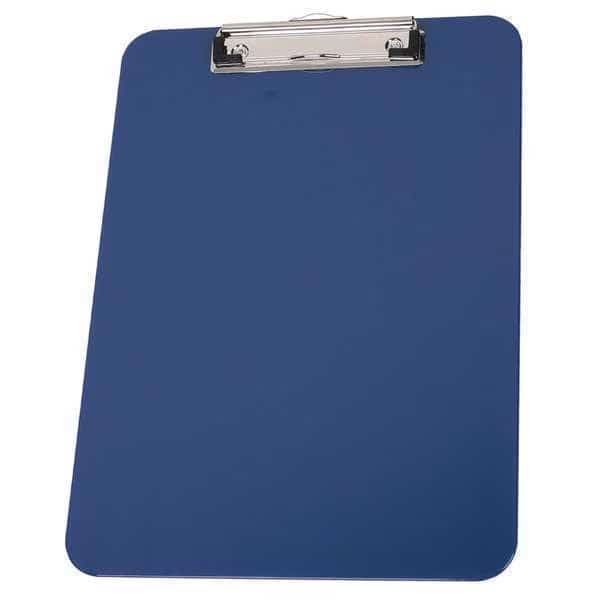 8-1/2" x 11" Plastic Clipboard, Royal Blue
