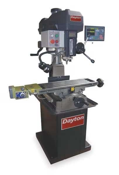 Mill Drill Machine,Manual,1ph,120/240V, Mfr#: 2LKR1, DAYTON