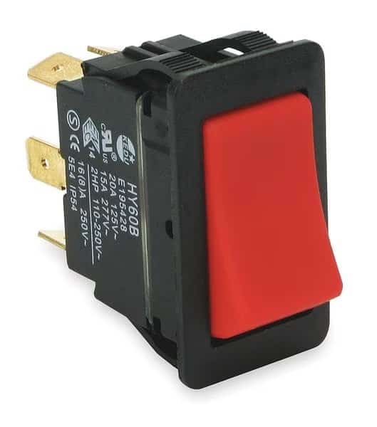 Rocker Switch, DPDT, 6 Connections