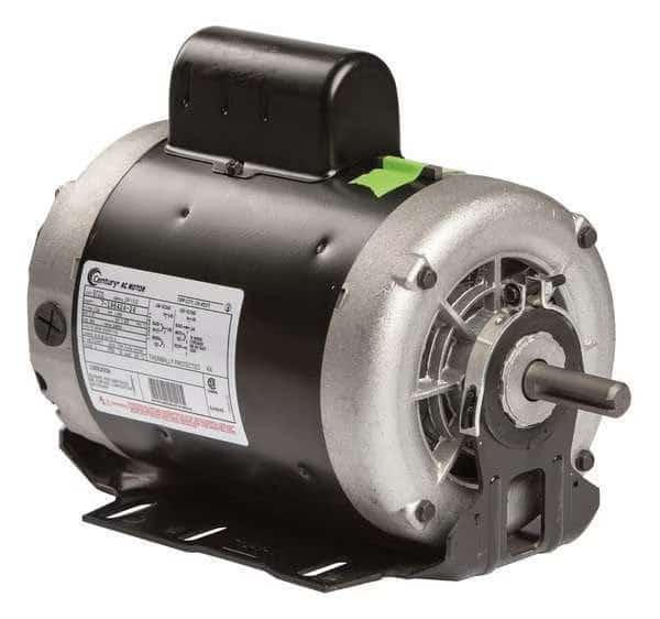 Capacitor-Start Belt Drive Motor, 1 1/2 HP, 56 Frame, 115/208-230V AC Voltage, 3,450 Nameplate RPM