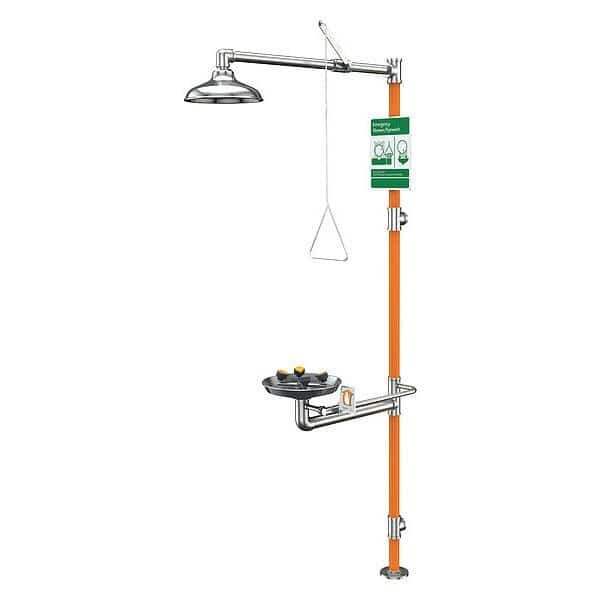 Drench Shower With Face/Eyewash, 96 In. H