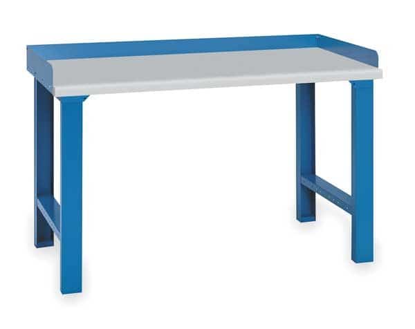 Workbenches, Laminate, 60" W, 35-1/4" Height, 1000 lb., Straight
