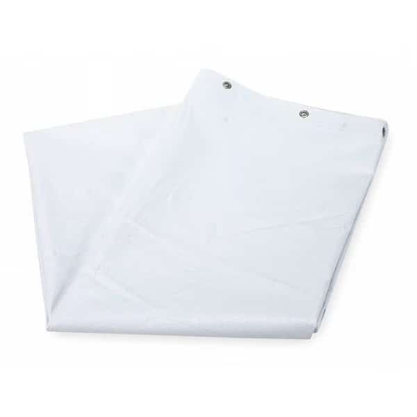 Shower Curtain, Vinyl, Clear, 42 in W, 72 in L