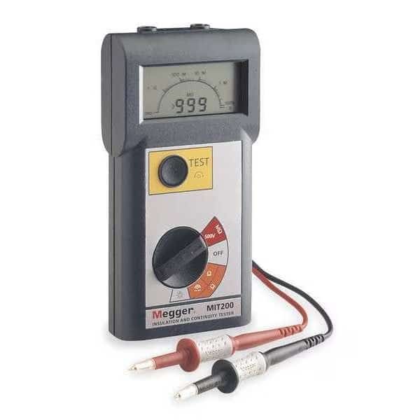 Battery Operated Megohmmeter, 500VDC