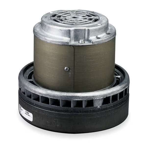 Vacuum Motor, Metal Mounting Brackets, 7.2 in Body Dia., 120V AC, 2 Blower Stages
