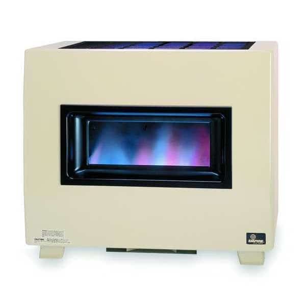 Gas Fired Room Heater, 34 In. W, 16 In. D