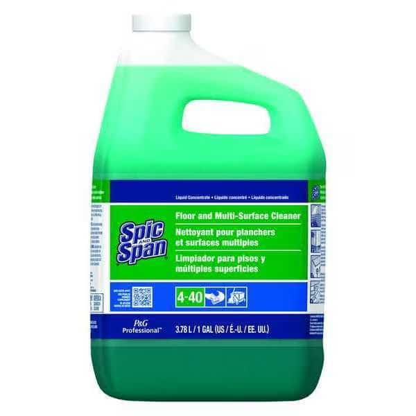 Floor Cleaner, 1 gal., Green, PK3, Spic And Span, Mfr#: 02001
