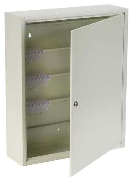 Key Control Cabinet, Steel, Beige, 240 Key Capacity