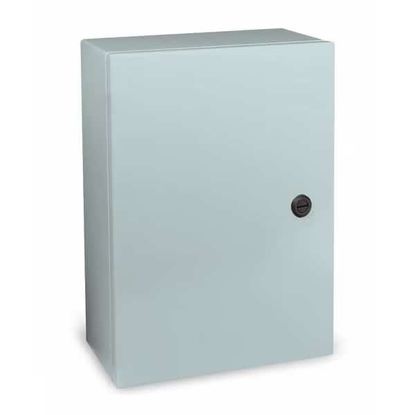 1/4 Turn Latch Electrical Enclosures, 30 in H, 8 in D, 24 in W, 12, 13, 3R, 4, Steel