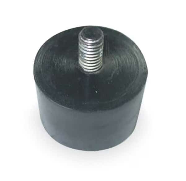 Vibration Isolator, 180 Lb Max, 3/8-16, Material: Rubber