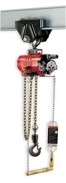 Air Chain Hoist,2200 lb. Cap.,10 ft. Lft, Mfr#: 7790A-1DA10-C6S, INGERSOLL RAND / ARO