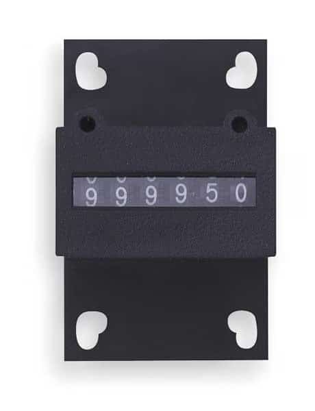 Counter, 6 Digit, Base Mount, 24VAC