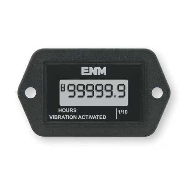 Hour Meter, LCD, Flange, Rectangular