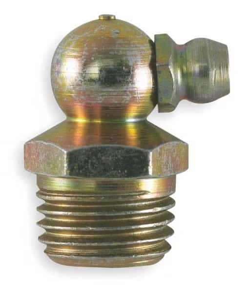 Grease Fitting, 90Deg, 1/4-18, PK10