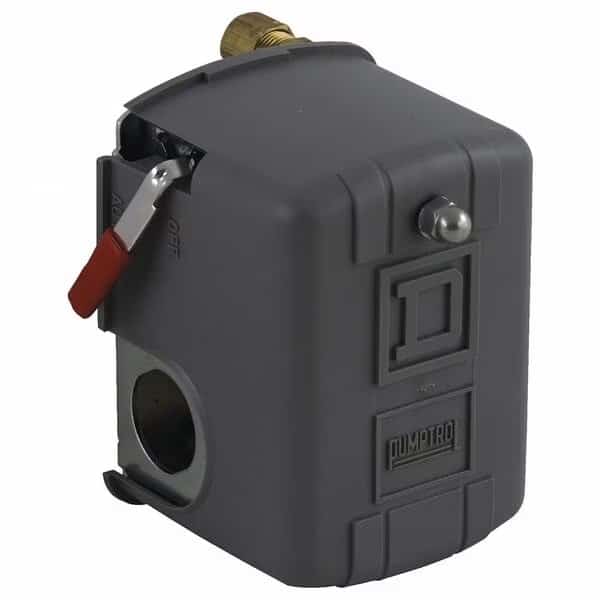 Pressure Switch, (1) Port, 1/4 in FNPS, DPST, 40 to 150 psi