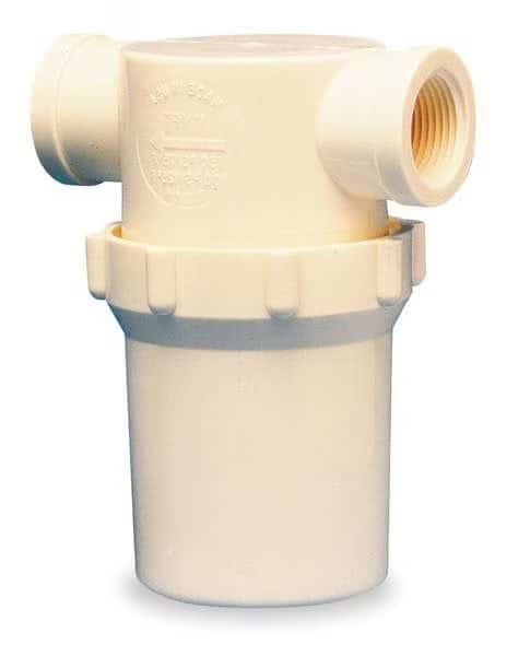 Line Strainer, 1-1/4", FNPT, White, RON-VIK, Mfr# 5589190