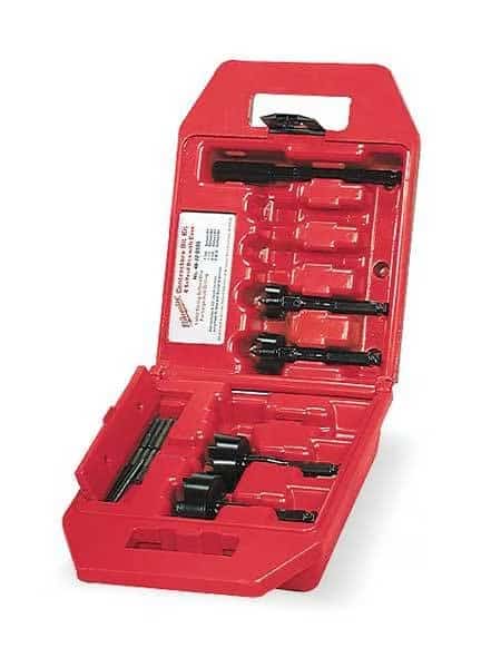 Self Feed Drill Set,7pc,Steel, Mfr#: 49-22-0130, MILWAUKEE