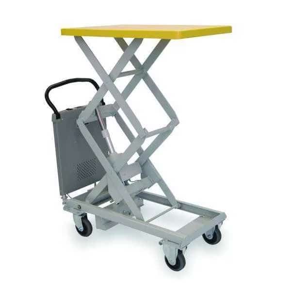 Scissor Lift Table, 220 lb. Cap, 24"W, 36"L