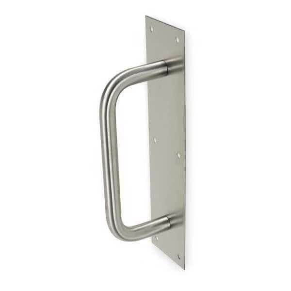 Door Pull Plate, SS, 15"L x 3-1/2"W, 0.125" Proj.