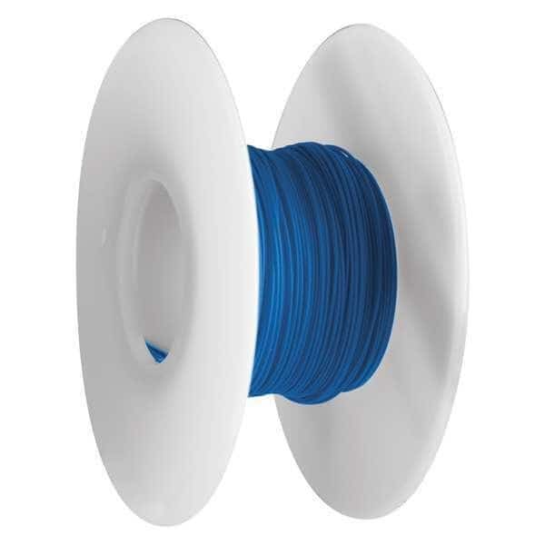 Spooled Wrapping Wire, 24 AWG, Blue, Kynar(R), 100 ft