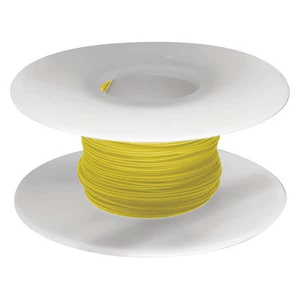 Wire Wrapping Wire,30 AWG,Yel,100ft, Mfr#: R30Y-0100, OK INDUSTRIES