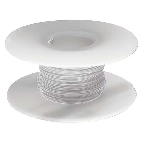 Wire Wrapping Wire,24AWG,Wht,100ft, Mfr#: R24W-0100, OK INDUSTRIES