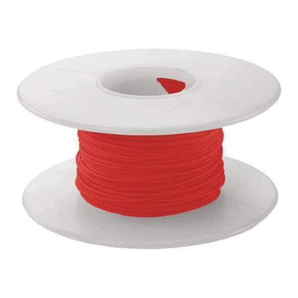 Spooled Wrapping Wire, 30 AWG, Red, Kynar(R) KSW, 100 ft