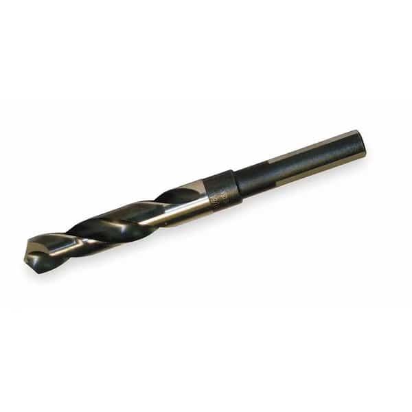 118 Degree Silver & Deming Drill with 1/2 Reduced Shank Cle-Line 1877 Black & Gold HSS RHS/RHC 1-1/16