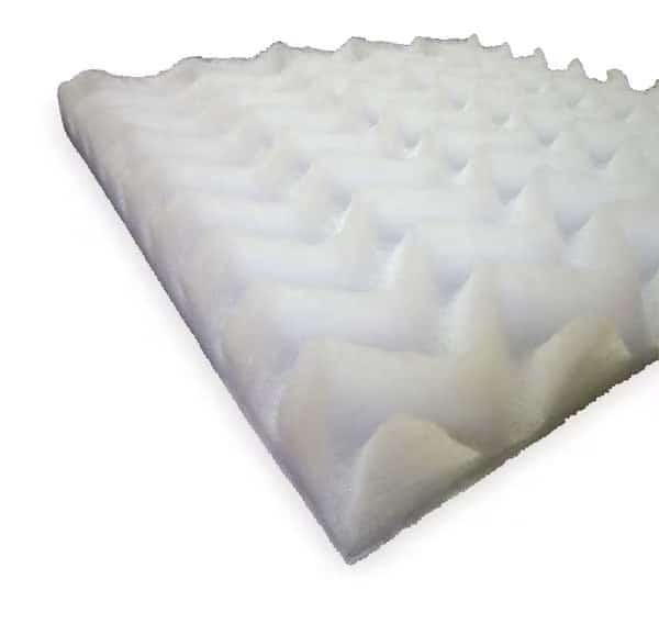 Paint Collector Filter Pad, 20 in x 20 in x 2 in, Polyester, White, 30 Pack, GLOBAL FINISHING SOLUTIONS, Mfr# FIL-EPP-2020-W