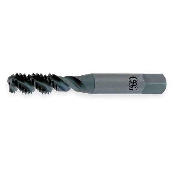 Spiral Flute Tap, #10-32, Bottoming, UNF, 3 Flutes, Bright, OSG, Mfr# 1297500