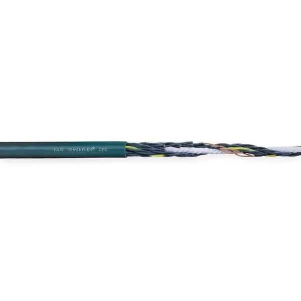14 AWG 5 Conductor Continuous Flex Control Cable 600V GN, CHAINFLEX, Mfr# CF5-25-05-25