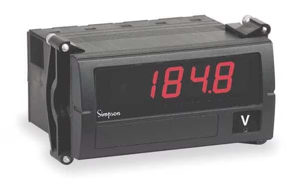 Digital Panel Meter, DC Voltage, SIMPSON ELECTRIC, Mfr# F35-1-13-0