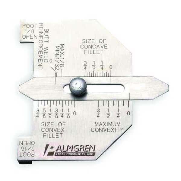 Butt/Fillet Weld Gauge, From 0 to 3/4 In