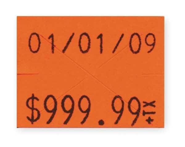 Pricing Label Kit, 2-Line, Red, PK3