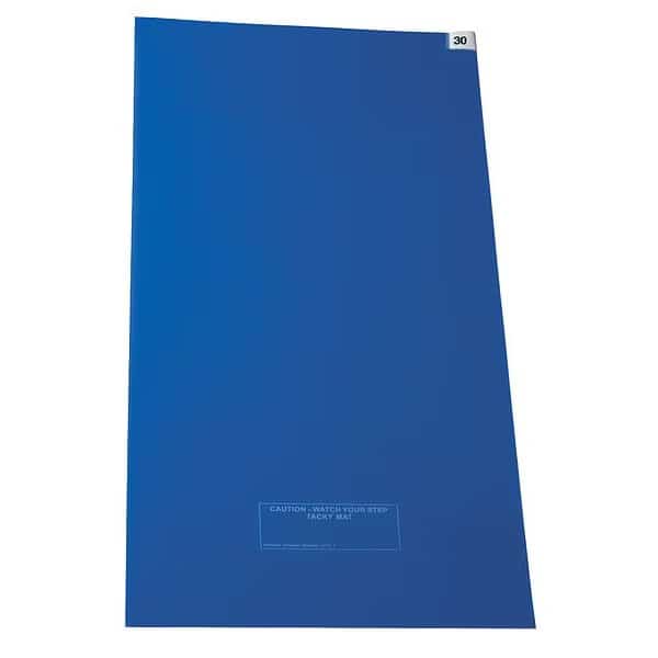 Tacky Mat, Blue, 18 x 45 In, PK4
