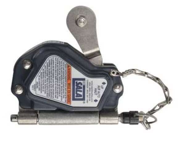 Rope Grab, Stainless Steel, 310 lb., Blue, For Rope Size: 5/8 in