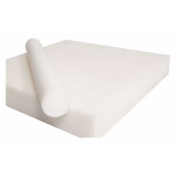 White Acetal Homopolymer Rod Stock 3 ft. L, 1-3/4" Dia.