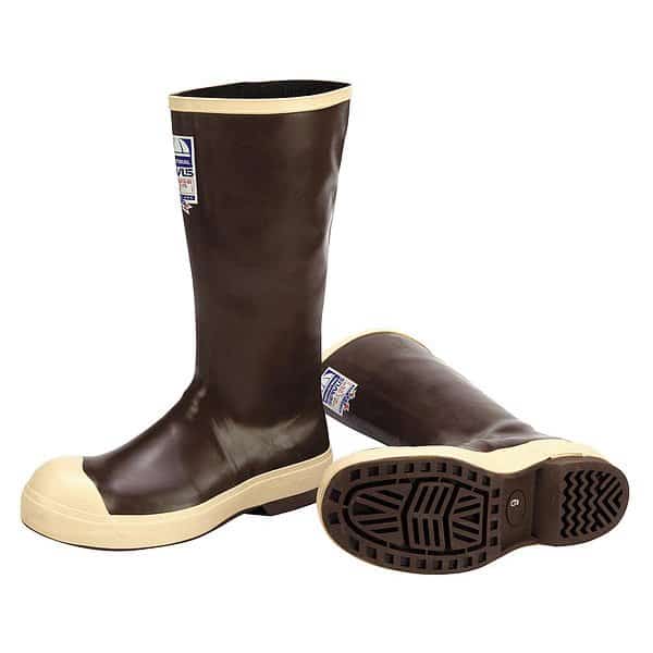 Mid-Calf, Sz 9, 15" H, Tan, Stl, PR, HONEYWELL SERVUS, Mfr# 22214/9
