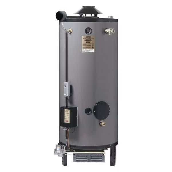 Natural Gas Commercial Gas Water Heater, 91 gal, 120V AC, 199,900 BtuH