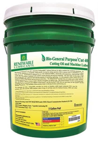 Cutting Oil, 5 gal, Bucket