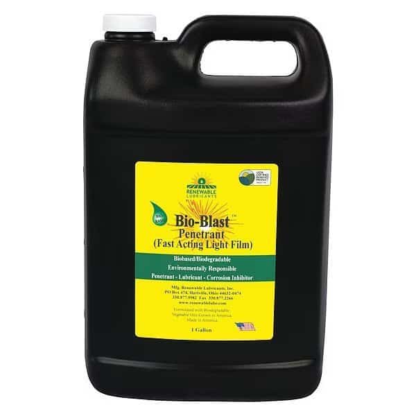 Penetrant Lubricant,Bio-Blast,1 Gal, Mfr#: 80353, RENEWABLE LUBRICANTS