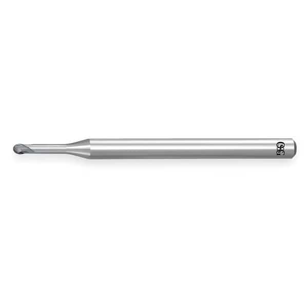 End Mill, Carbide, WXL, 2.0mm, 2 FL, Ball End, OSG, Mfr# 3112116