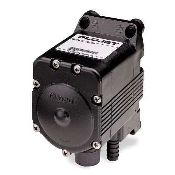 Double Diaphragm Pump, Polypropylene, Air Operated, Viton, 5 gpm GPM 120 Degrees F