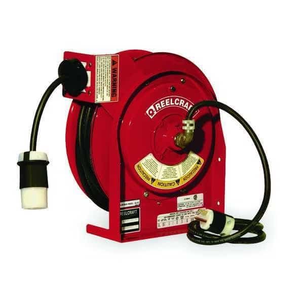 Retractable Cord Reel with 45 ft. Cord 1-Outlet 12/3