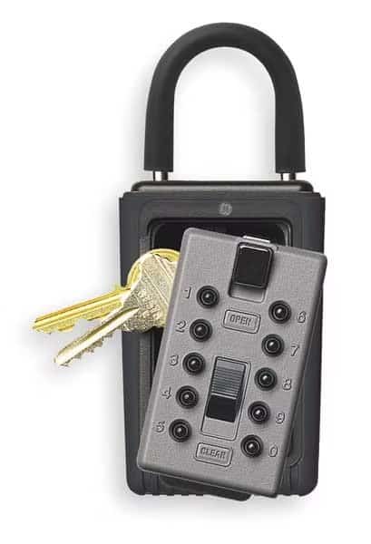 Lock Box, Padlock, 3 Keys