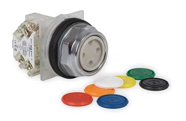 Non-Illuminated Push Button, 30 mm, 1NC, Universal, SCHNEIDER ELECTRIC, Mfr# 9001KR1UH6