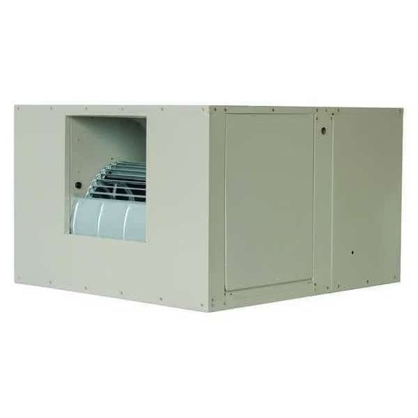 Ducted Evaporative Cooler 4,000 to 5,000 cfm, Up to 1600 sq. ft., 9.7 gal, 1/2, 3/4, 1 HP