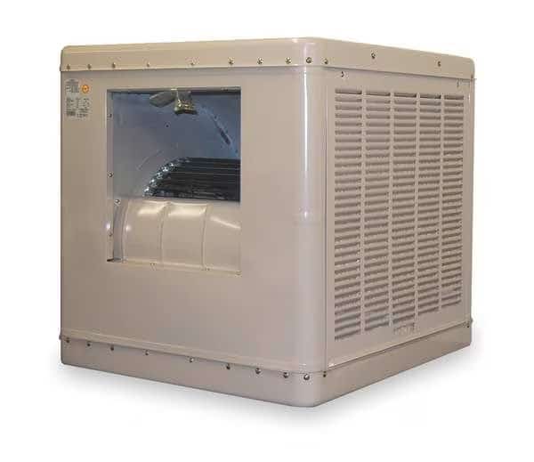 Ducted Evaporative Cooler 5,500 cfm, 1800 sq. ft., 16.4 gal, 1/2 HP, Belt Drive
